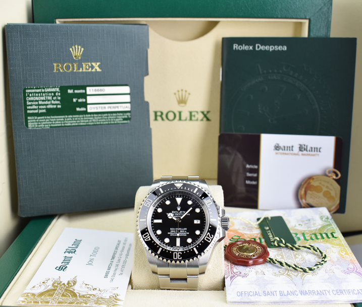ROLEX - 44mm Stainless Steel DEEPSEA Sea Dweller Black Dial 116660